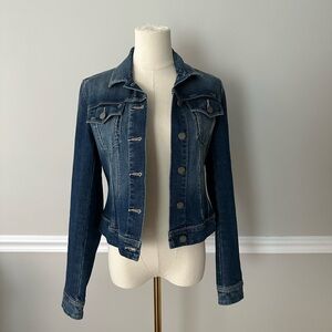 PAIGE Dark Wash Denim Jacket